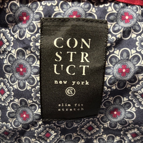 Classic Blue Floral Patterned Stretch Button Down Shirt - Picture 2 of 10